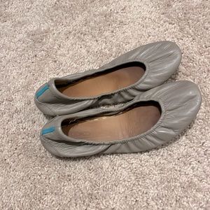 Taupe Tieks Ballet Flats